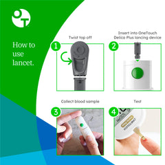 OneTouch Delica Plus brand offers trusted diabetes testing supplies for daily testing.