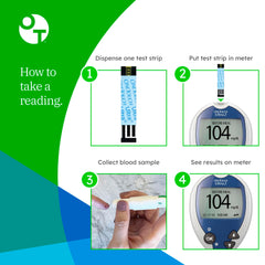 OneTouch Ultra Test Strips storage container keeps strips protected for daily testing routines.