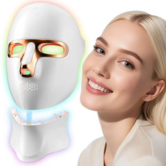 ONLUKY red light therapy mask on the face for rejuvenation and glow