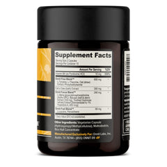 Close-up of ONNIT Alpha Brain capsules showing form and texture for memory focus