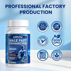 Oohma ingredients maca-epimedium blend highlighted for natural vitality and balance.