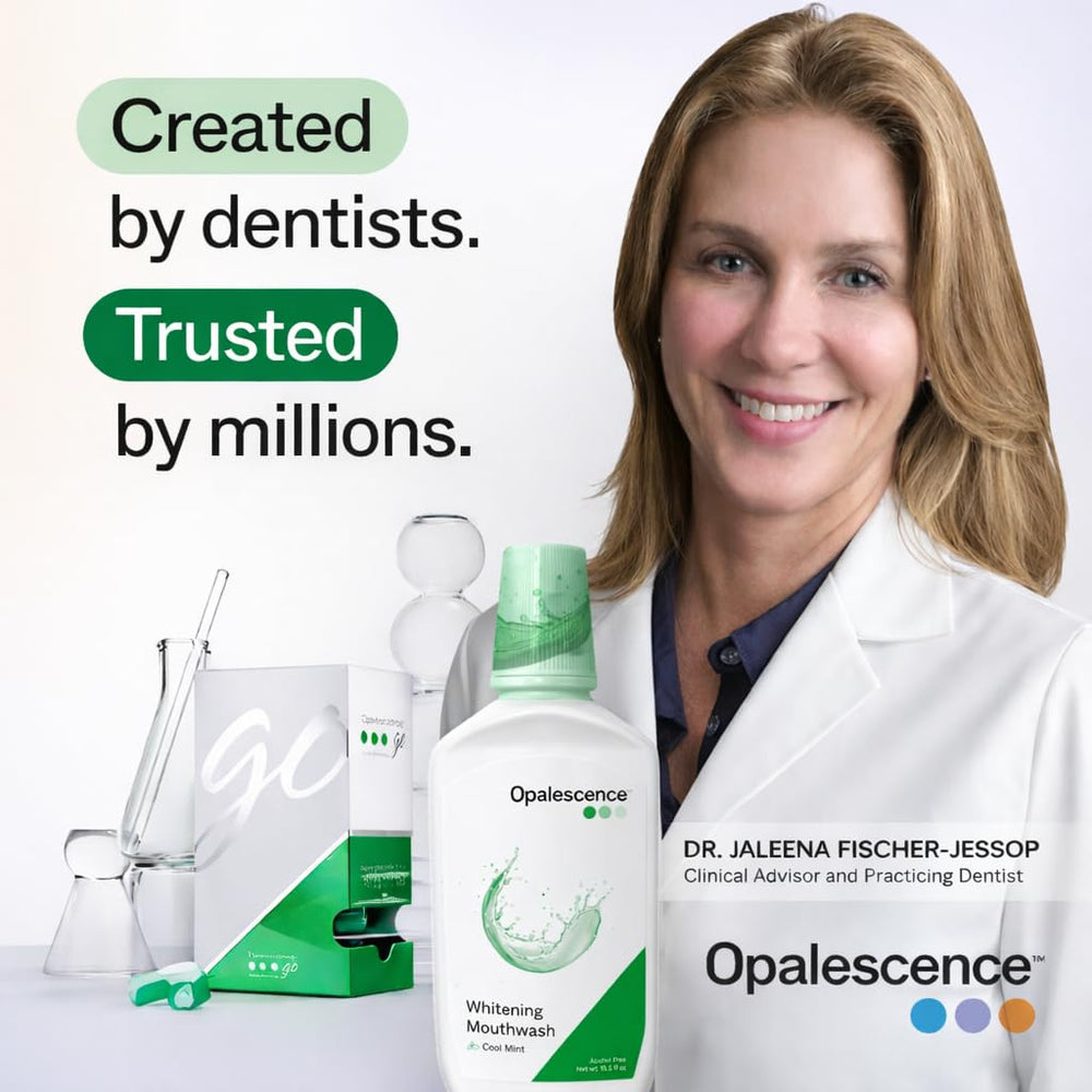 Opalescence Go packaging close-up emphasizes trusted professional heritage.