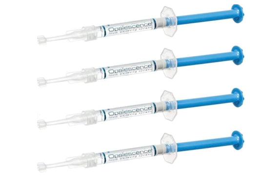 Opalescence 35% PF melon-flavor syringe close-up for at-home whitening