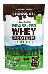 Opportuniteas grass-fed whey scoop boosts protein for shakes