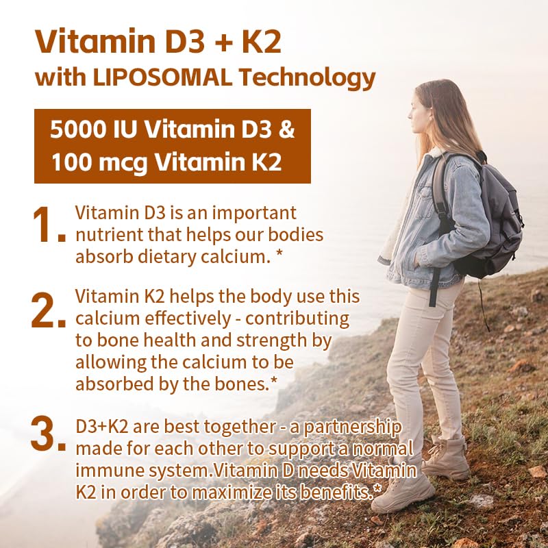 oppuland Vitamin D3 K2 softgel consumption with water