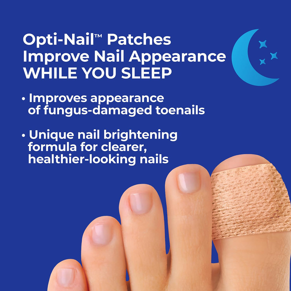 Opti-Nail 21-patch pack product box highlighting value.