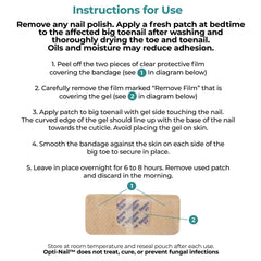 Opti-Nail night care routine on nail scene for better appearance.