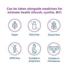 Optibac Probiotics for Women label close-up, vegan formula details