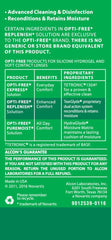 OPTI-FREE Replenish bottle pour view, smooth dispensing for thorough lens cleaning
