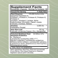 Digest-A-Meal capsules closeup for gut health.