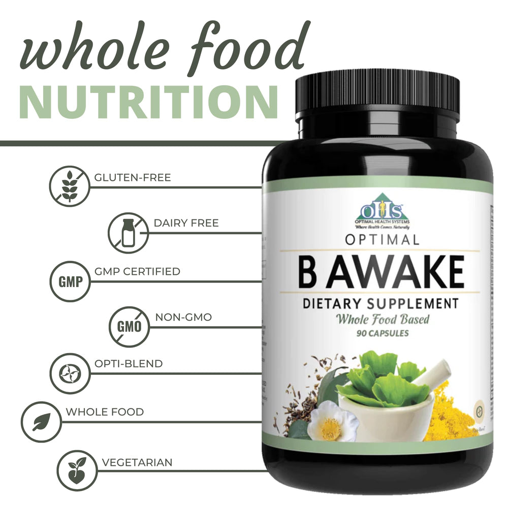 Brain-focus scene with B Awake illustrating mental clarity potential.