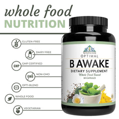 Brain-focus scene with B Awake illustrating mental clarity potential.