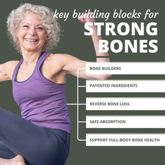 Optimal Health Systems BonePlus capsules ready for daily bone support.