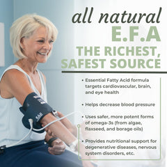 Optimal Health Systems EFA borage-GLA oil source label for everyday use