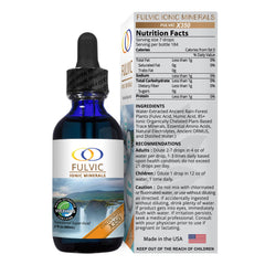 Pouring Optimally Organic Fulvic Ionic Minerals X350 into a glass for easy beverage mixing.