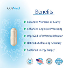 Optimind capsules closeup ready for daily use
