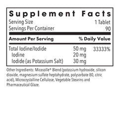 Optimox Iodoral label front highlighting non-GMO and gluten-free formulation.
