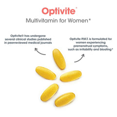 Optimox Optivite PMS ingredients bottle shot emphasizes key micronutrients