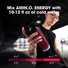 Optimum Nutrition Amino Energy label notes caffeine from natural sources.