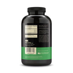 Optimum Nutrition BCAA capsules closeup of composition balance