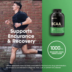 Optimum Nutrition BCAA capsules during training before session