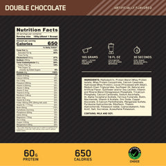 Pro Gainer scoop reveals 60g protein per serving for daily protein goals.
