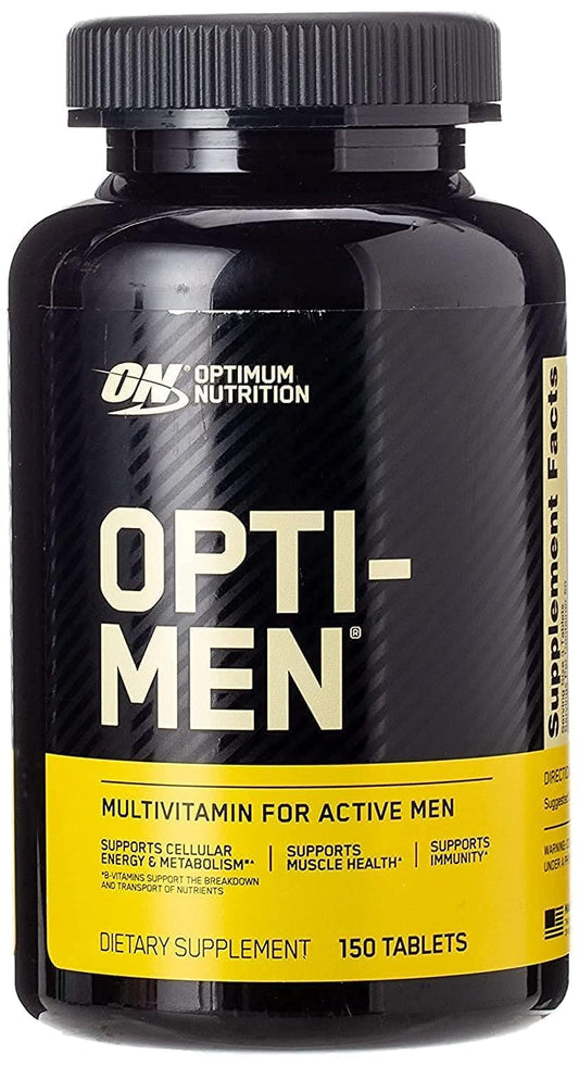 Optimum Nutrition Opti-Men bottle front showing daily multivitamin packaging for men