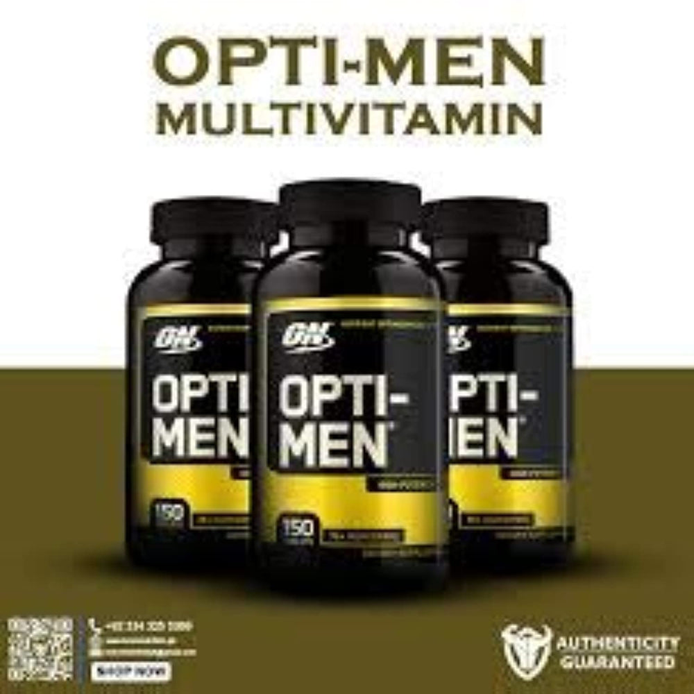 Optimum Nutrition Opti-Men label close-up with key nutrients visible