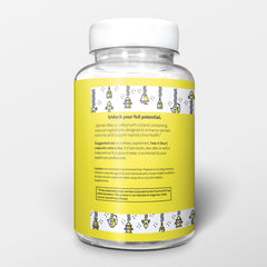 Close-up of Semen Max label highlighting premium vegan formula for safe daily use.