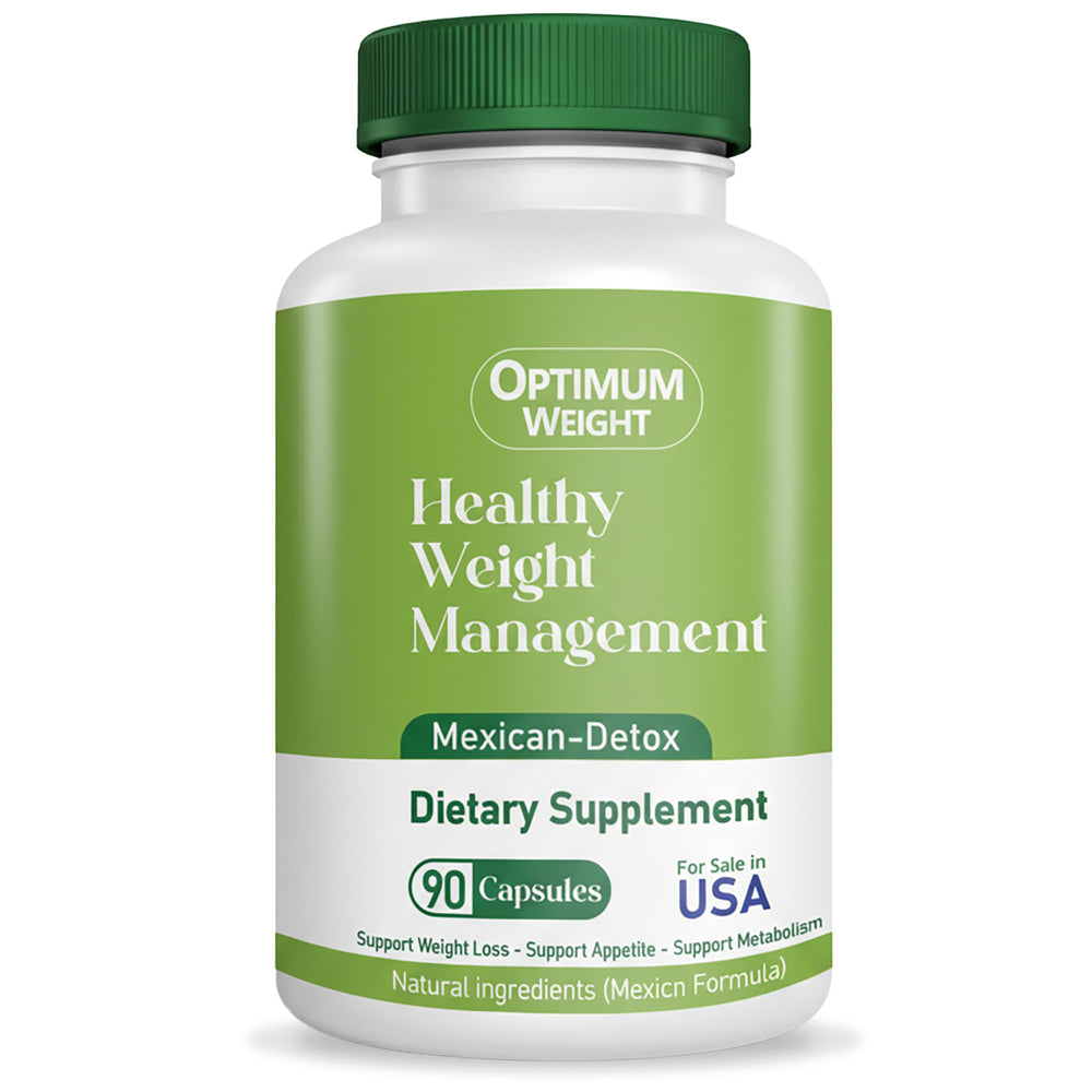 OPTIMUM WEIGHT 90 Day Gut Cleanse bottle promotes gentle detox support