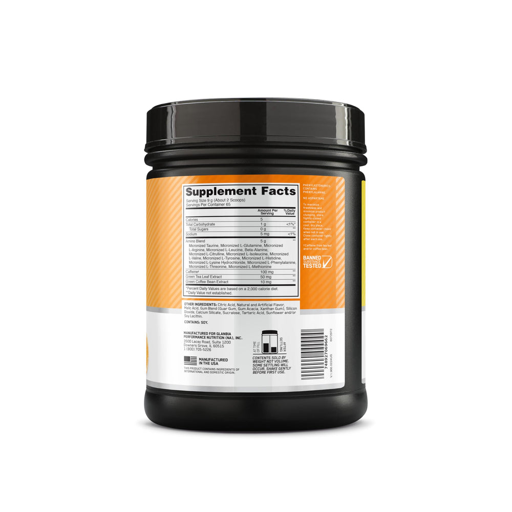 Amino Energy powder dissolves quickly in water