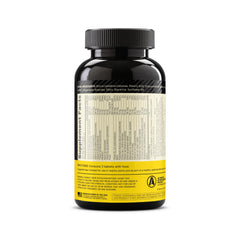 Optimum Nutrition Opti-Men bottle on a clean gym counter.