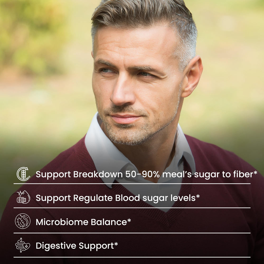 OPTIVIDA Sugr-2-Fibr capsules closeup highlighting easy swallowing.