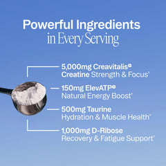 Ora Organic Creatine Monohydrate dissolves clearly in drink for smooth hydration.