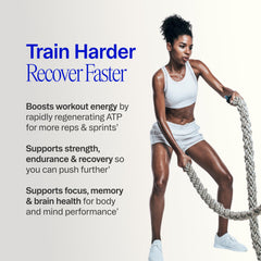 ElevATP energy support in Ora Organic formula during workouts.