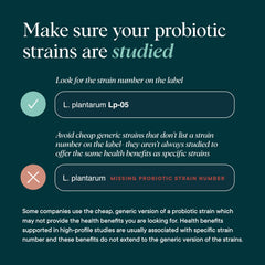 Ora Organic Probiotics gluten-free label signals allergen-conscious formulation.