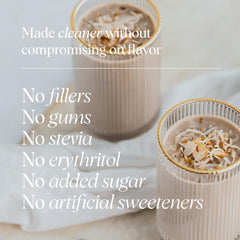 Ora Organic superfoods blend close-up featuring sacha inchi and kale