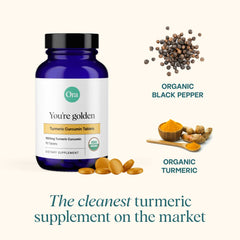 Ora Organic vegan symbol on packaging signals clean, plant-based formula