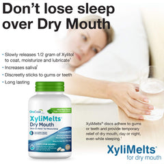 Oracoat XyliMelts offer up to eight hours of relief at night.