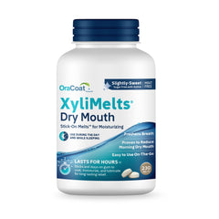 Oracoat XyliMelts blister packaging offers travel-friendly moisture support.