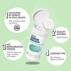 OraTicx label highlights oraCMU probiotic strain