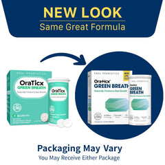 OraTicx packaging with 30 lozenges visible on label