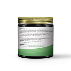OraWellness Shine powder for daily use shown on a damp toothbrush