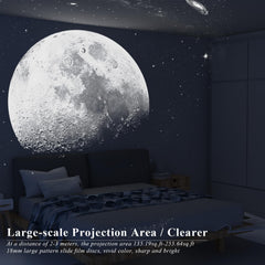 Orbislux Galaxy Projector Pro supports 360 degree rotation for dynamic sky views