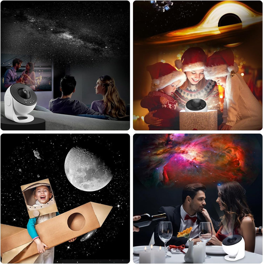 Orbislux Galaxy Projector Pro acts as a gentle night light