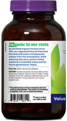 Oregon's Wild Harvest Muscle Relax label with USDA Organic seal—clean, organic ingredients