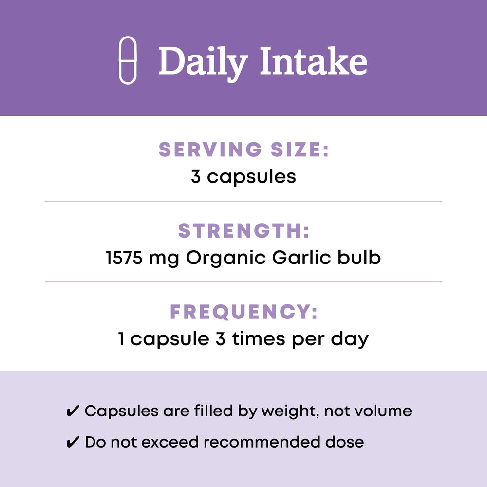 Organic garlic bulb image highlights fresh ingredients behind Oregon's Wild Harvest capsules