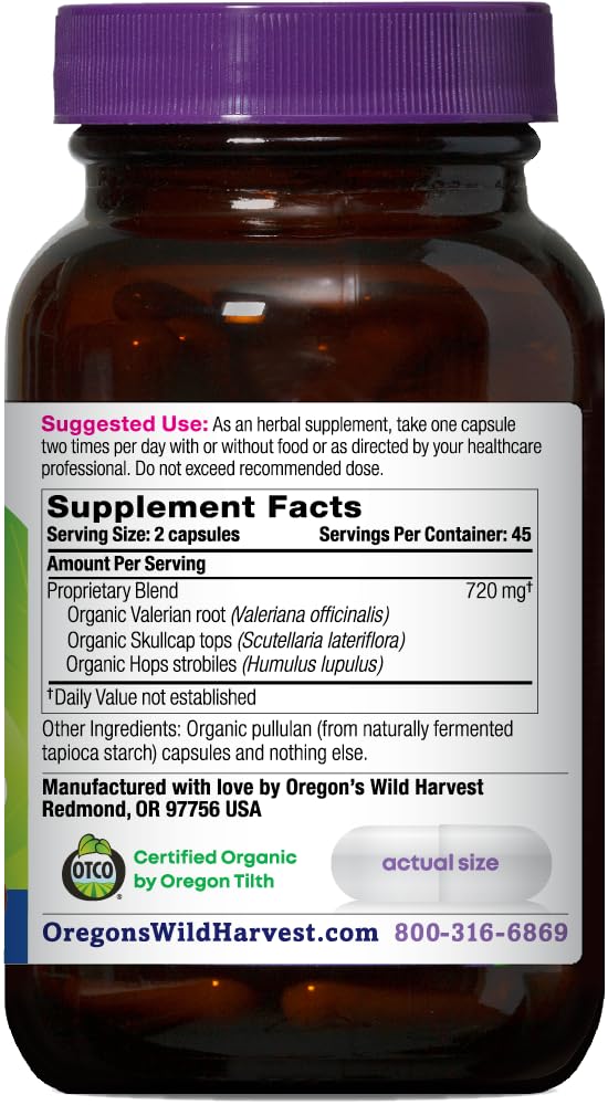 Oregon's Wild Harvest vegan capsules pullulan – plant-sourced capsules for clean, gluten-free use