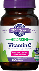 Oregon's Wild Harvest Vitamin C bottle front for daily immune support.