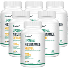 Orgabay Liposomal Nicotinamide Riboside bottle signaling high-potency NAD+ support.
